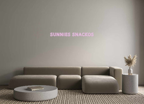 Custom Neon: SUNNIES SNACKOS