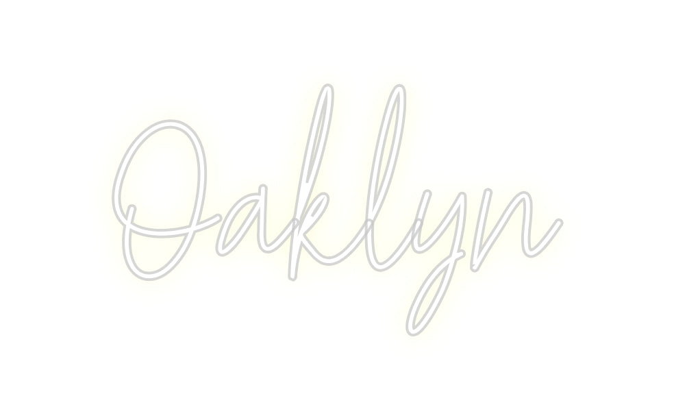 Custom Neon: Oaklyn