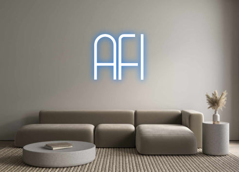 Custom Neon: AFI