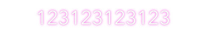 Custom Neon: 123123123123