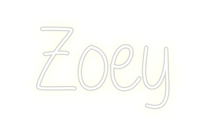 Custom Neon: Zoey