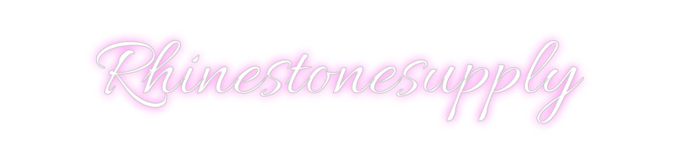 Custom Neon: Rhinestonesup...