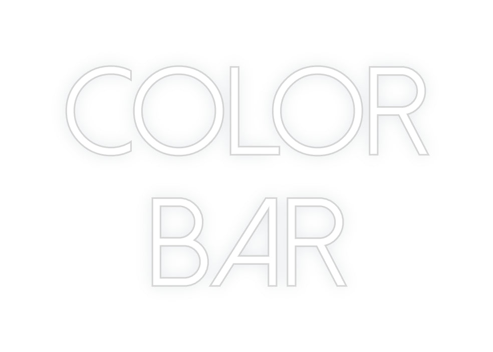 Custom Neon: Color
Bar