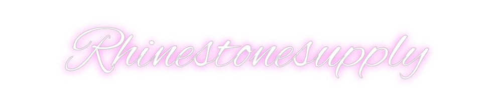 Custom Neon: Rhinestonesup...