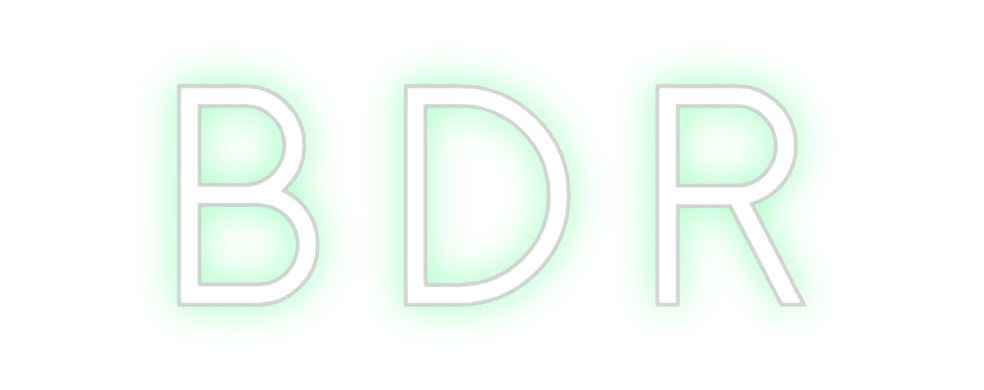 Custom Neon: B D R