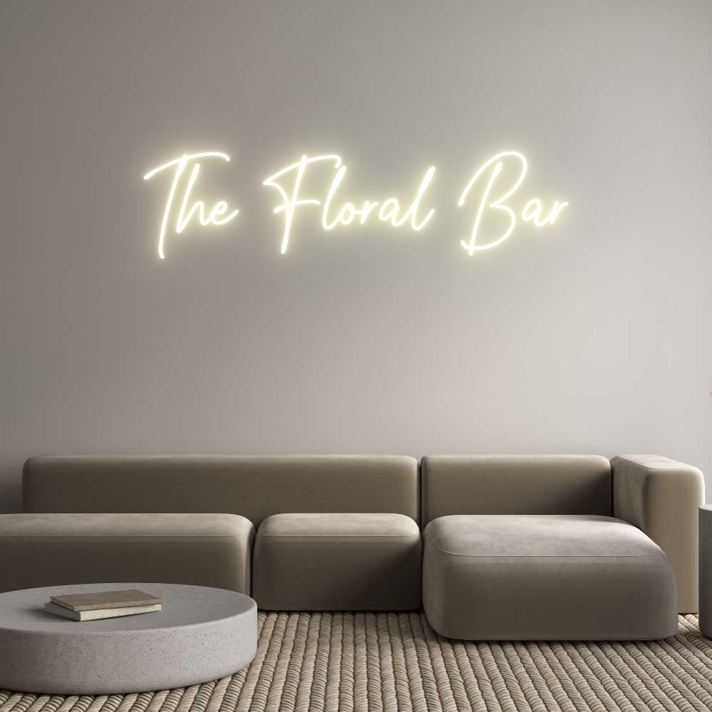 Custom Neon: The Floral Bar