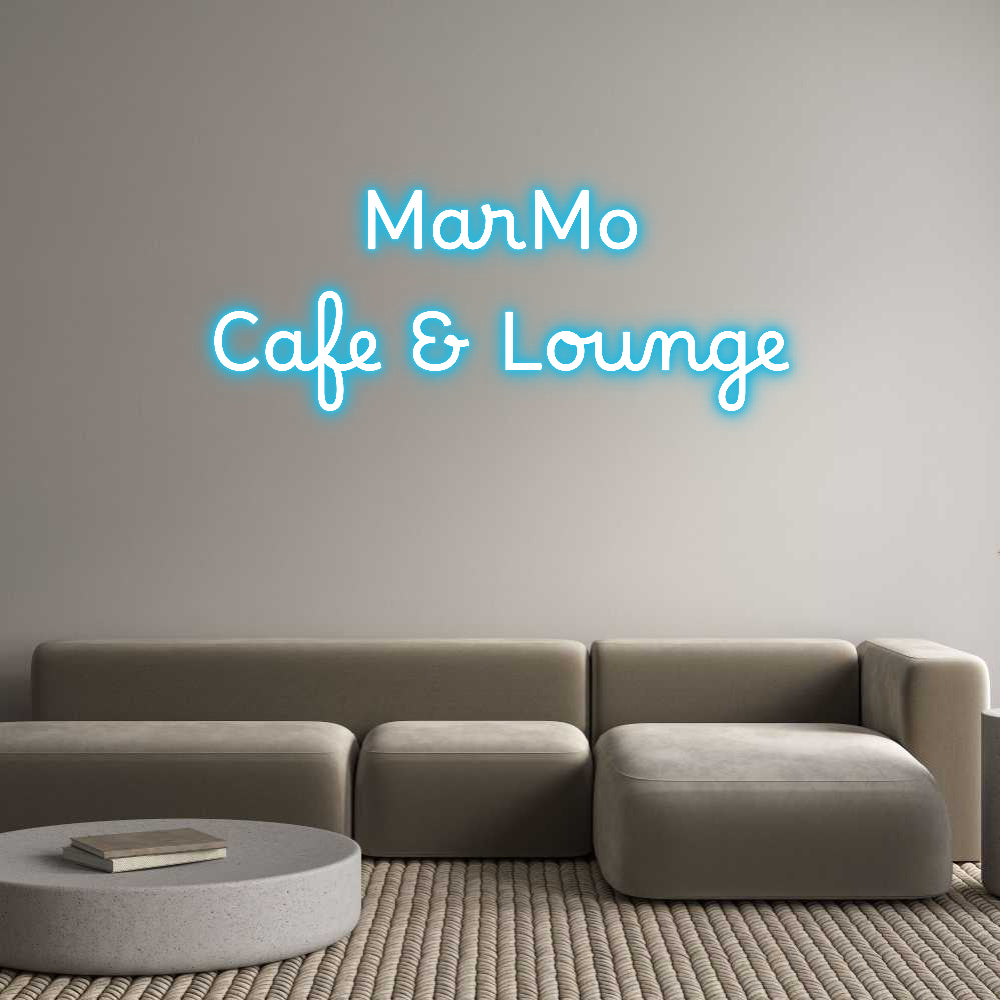 Custom Neon: MarMo 
Cafe ...