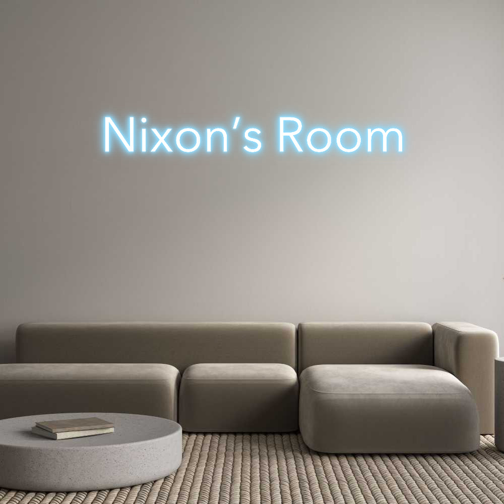 Custom Neon: Nixon’s Room