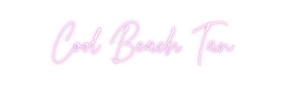 Custom Neon: Cool Beach Tan