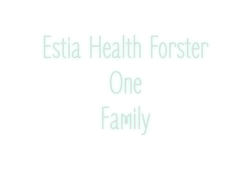 Custom Neon: Estia Health ...