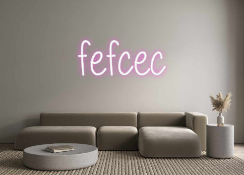 Custom Neon: fefcec