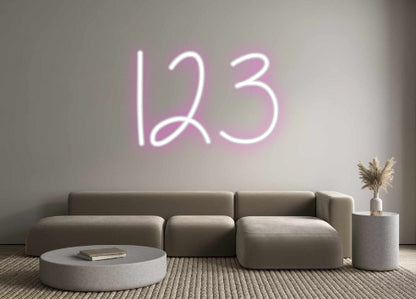 Custom Neon: 123