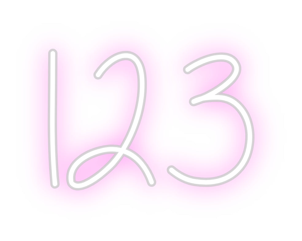 Custom Neon: 123