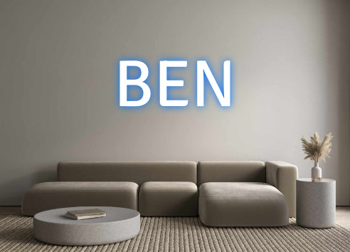 Custom Neon: BEN