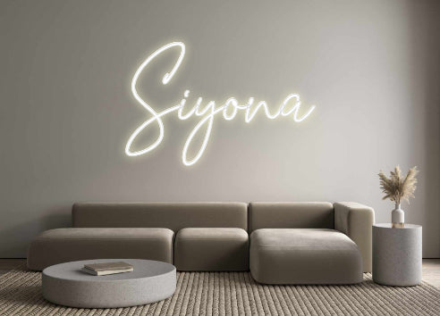 Custom Neon: Siyona