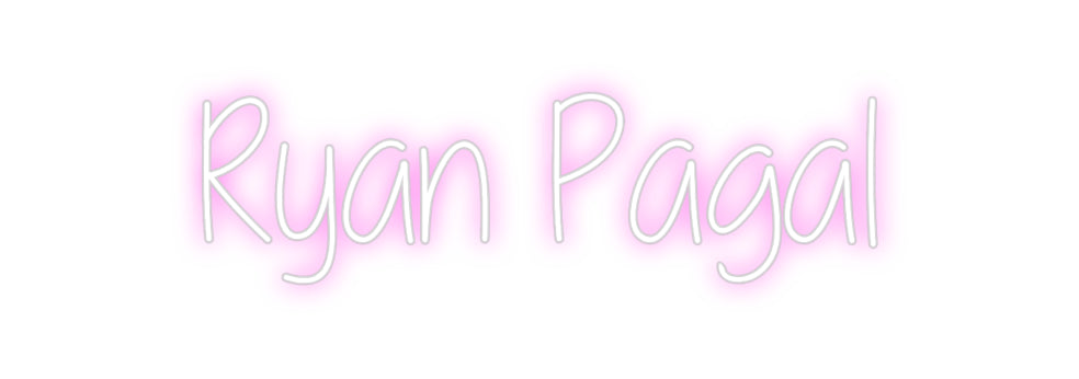 Custom Neon: Ryan Pagal