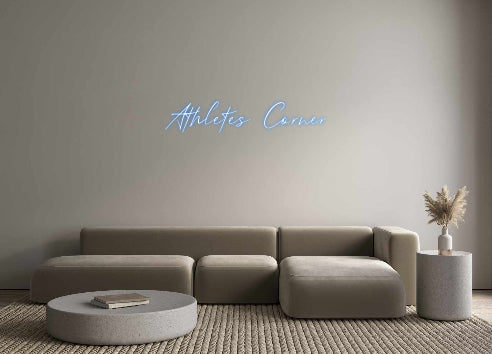 Custom Neon: Athletes Corner