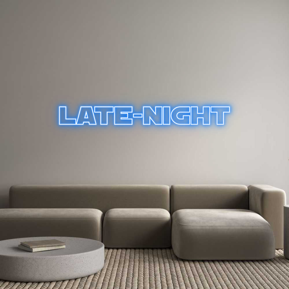 Custom Neon: late-night