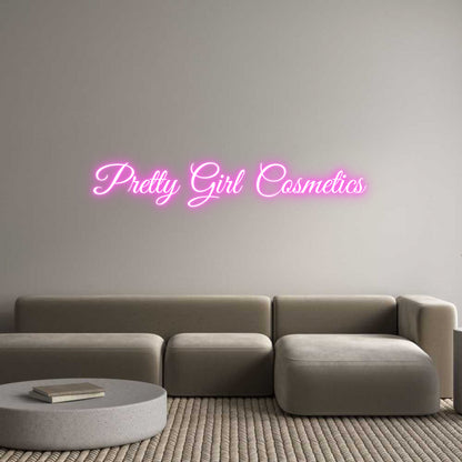 Custom Neon: Pretty Girl C...