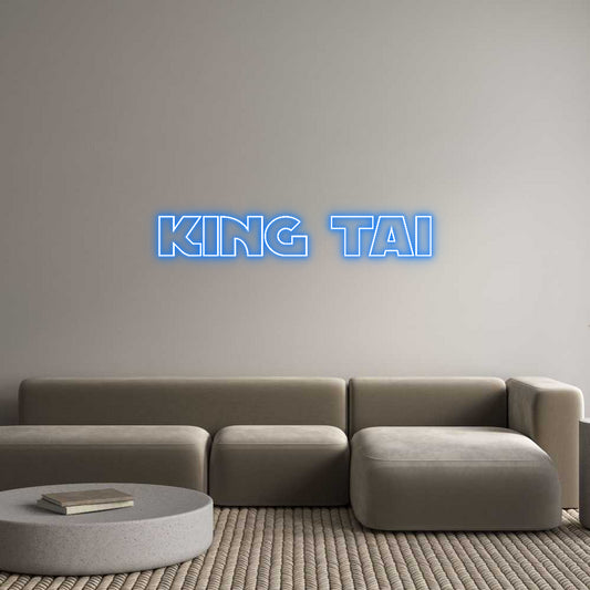 Custom Neon: KING TAI