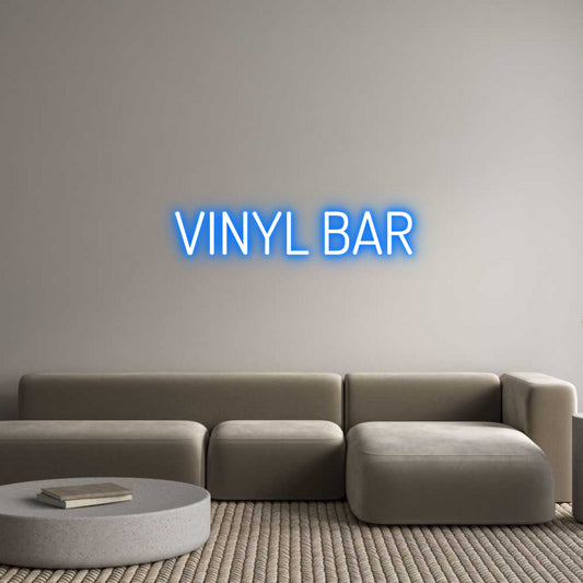 Custom Neon: VINYL BAR