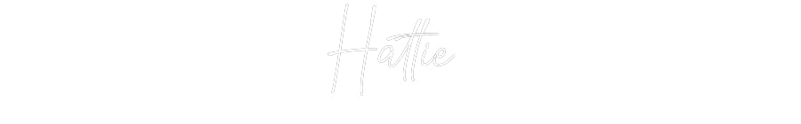 Custom Neon: Hattie