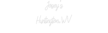 Custom Neon: Josey’s
Hunt...