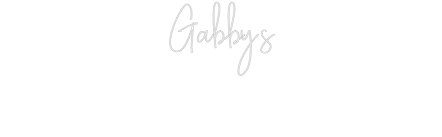 Custom Neon: Gabbys