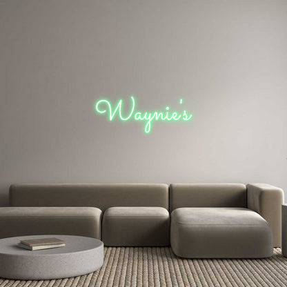 Custom Neon: Waynie's