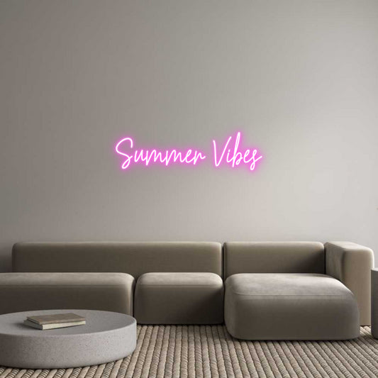 Custom Neon: Summer Vibes