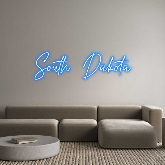 Custom Neon: South Dakota