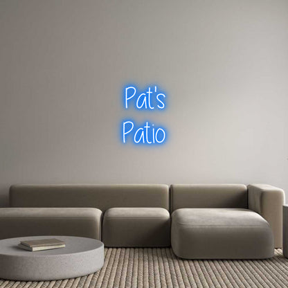 Custom Neon: Pat's
Patio