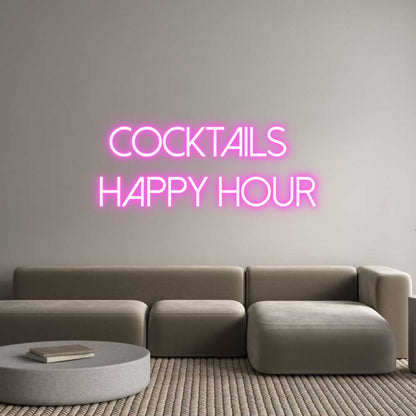 Custom Neon:  COCKTAILS
H...