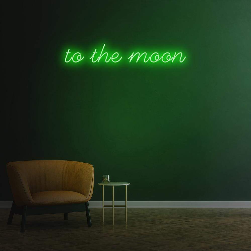 To the moon - LED Neon Sign