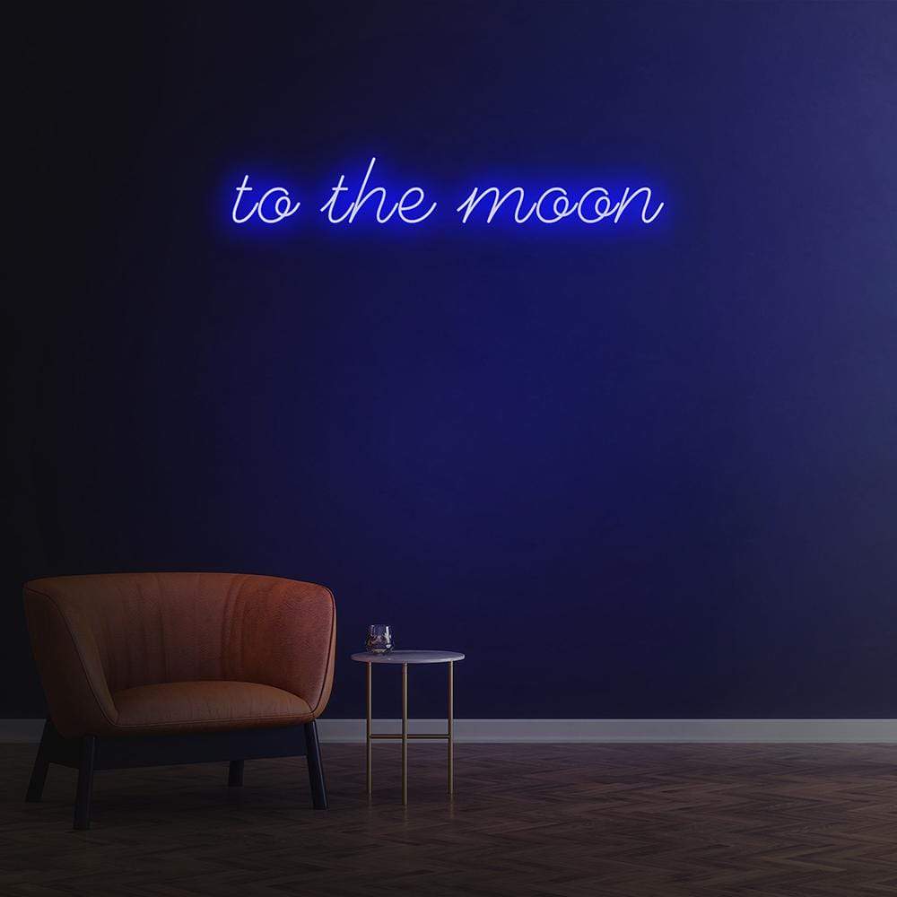 To the moon - LED Neon Sign