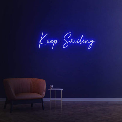 Keep Smiling - LED Neon Sign