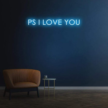 'P.S. I Love You' Neon Sign