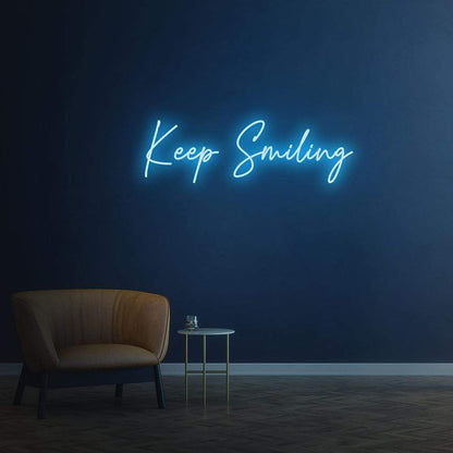 Keep Smiling - LED Neon Sign