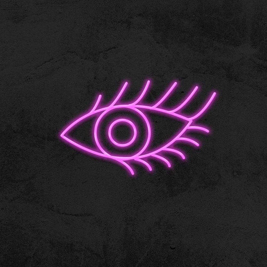 Eye with lashes - LED Neon Sign