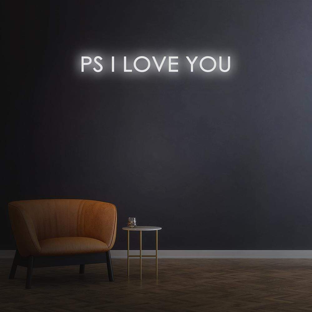 'P.S. I Love You' Neon Sign