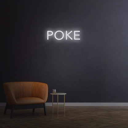 Poke - LED Neon Sign