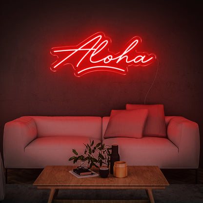 Aloha - LED Neon Sign