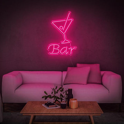 'Bar' LED Neon Sign