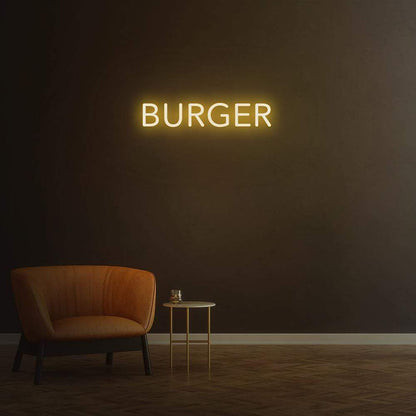 Burger - LED Neon Sign