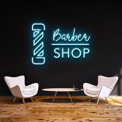 Barbershop Signage - LED Neon Sign