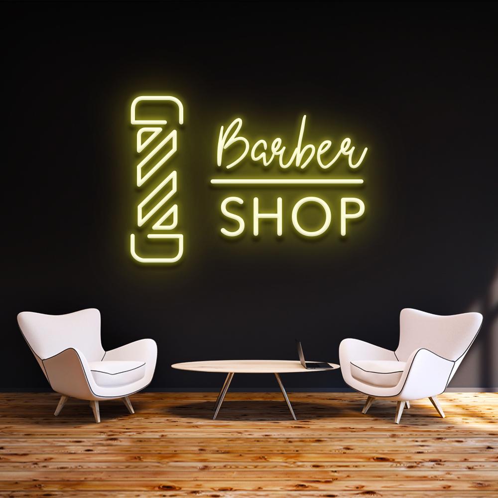 Barbershop Signage - LED Neon Sign