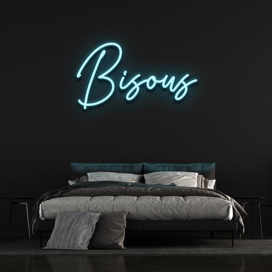 Bisous - LED Neon Sign