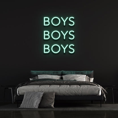 Boys Boys Boys - LED Neon Sign