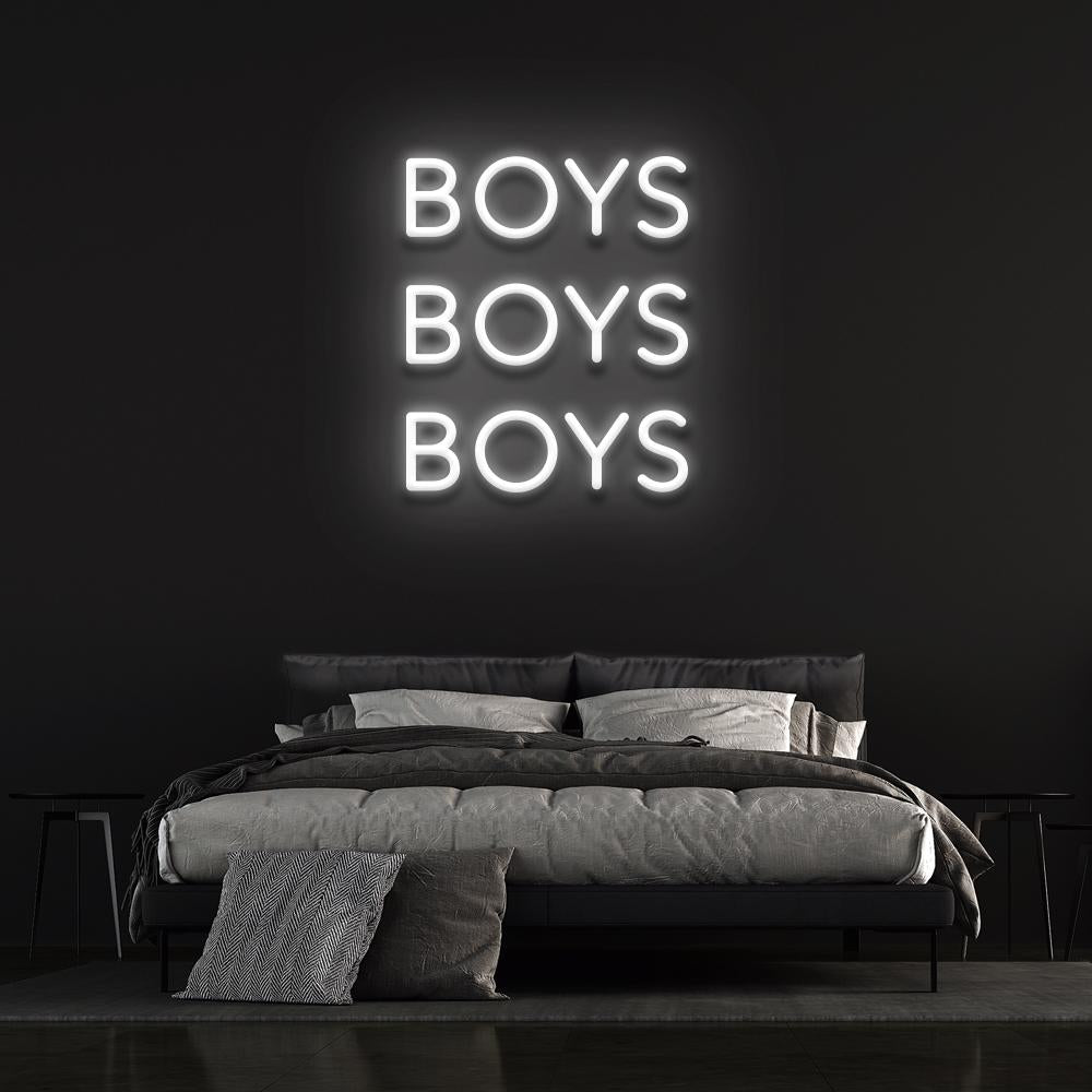 Boys Boys Boys - LED Neon Sign