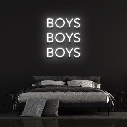 Boys Boys Boys - LED Neon Sign